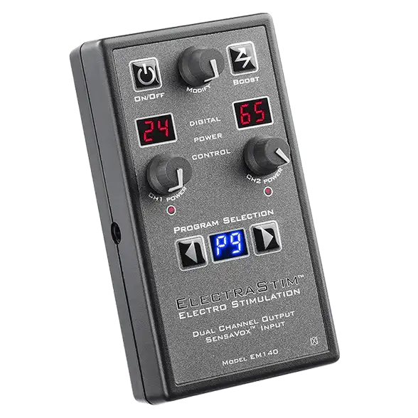 ElectraStim SensaVox EM140 E-Stim Stimulator with digital controls and display