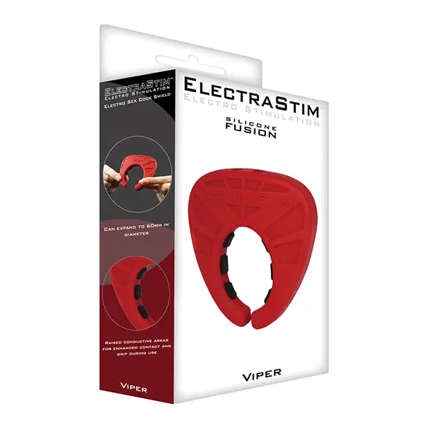 Electrastim Silicone Fusion Viper Cock Shield - Stimulators