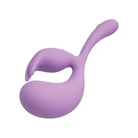 CalExotics Vibrator Elle Liquid Silicone Dual Flicker - Purple at the Haus of Shag