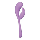 CalExotics Vibrator Elle Liquid Silicone Dual Flicker - Purple at the Haus of Shag