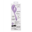 CalExotics Vibrator Elle Liquid Silicone Dual Flicker - Purple at the Haus of Shag