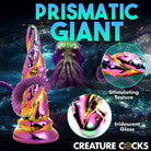 Creature Cocks Enchantress glass dildo: iridescent borosilicate glass sea creature