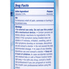 Drug facts label for lidocaine-based desensitizing lube in enema anal stretching kit