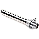 Stainless steel enema nozzle with adjustable collar and quick shut off pivot valve