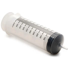 Enema syringe with silicone tube and graduated plastic for accurate measurements