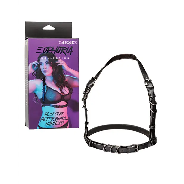 Euphoria Collection Plus Size Halter Buckle Harness - Harness