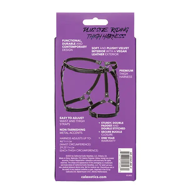 Euphoria Collection Plus Size Riding Thigh Harness - Harness