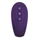 Purple oval-shaped device with 3 buttons for the Evolved ’2 Become 1’ strapless strap on