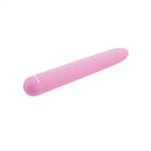 Evolved Carnation Classic Vibrator - Pink cylindrical with rounded ends for pleasure