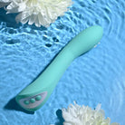 Evolved ’Come With Me’ Rechargeable Come Hither Silicone Vibrator - Green - Plain Vibrator