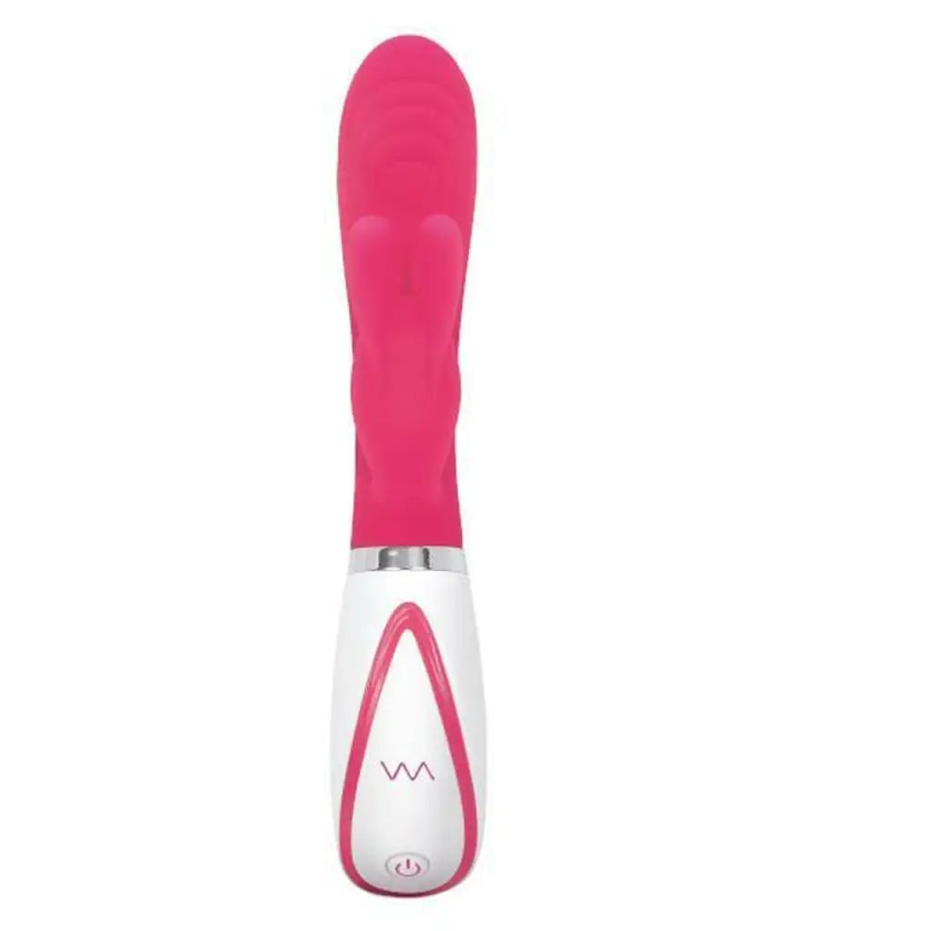 Evolved Disco Bunny Light Up Rabbit Vibrator - Pink and White Electric Toothbrush Style