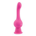 Evolved ’Gyro Vibe’ Rechargeable High Intensity Silicone Vibrator in Pink with Style Suction Cup