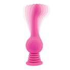 Pink Evolved Gyro Vibe rechargeable high-intensity silicone vibrator with suction cup