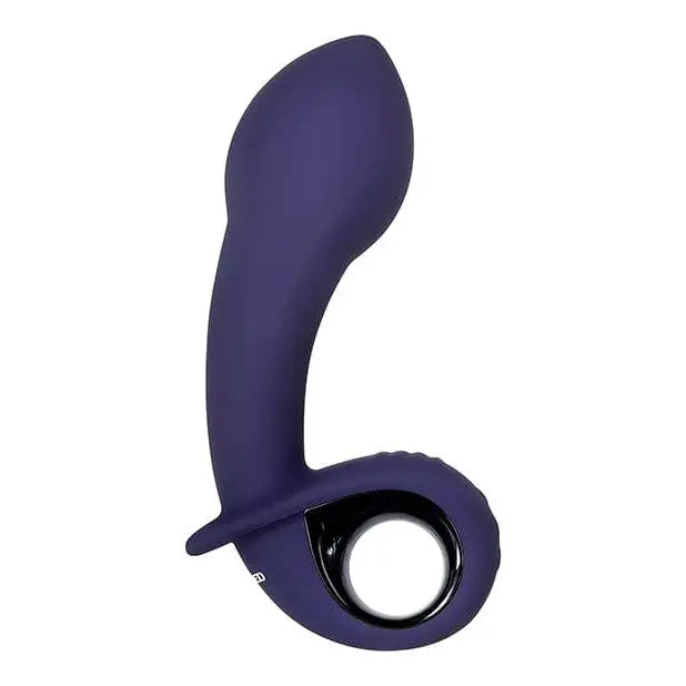 Evolved Inflatable G-Spot Vibrator: Blue silicone analr for ultimate pleasure