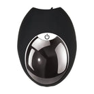 Evolved Lickity Slit oral clit massager - black cat shaped design on white background