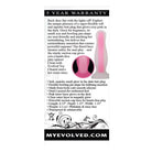 Evolved Luminous Plug - Pink and Black with ’5 Year Warranty’ Displayed