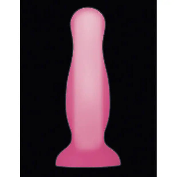 Pink plastic Evolved Luminous Plug offering glow-in-the-dark pleasure