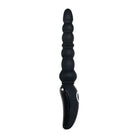 Black silicon Magic Stick Beaded Vibrator from Evolved, for ultimate pleasure