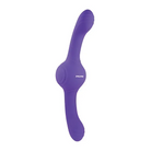 Evolved ’Our Gyro’ Dual Ended Gyrating Silicone Vibrator - Purple - Double Ended Vibrator