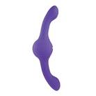 Evolved ’Our Gyro’ Dual Ended Gyrating Silicone Vibrator - Purple - Double Ended Vibrator