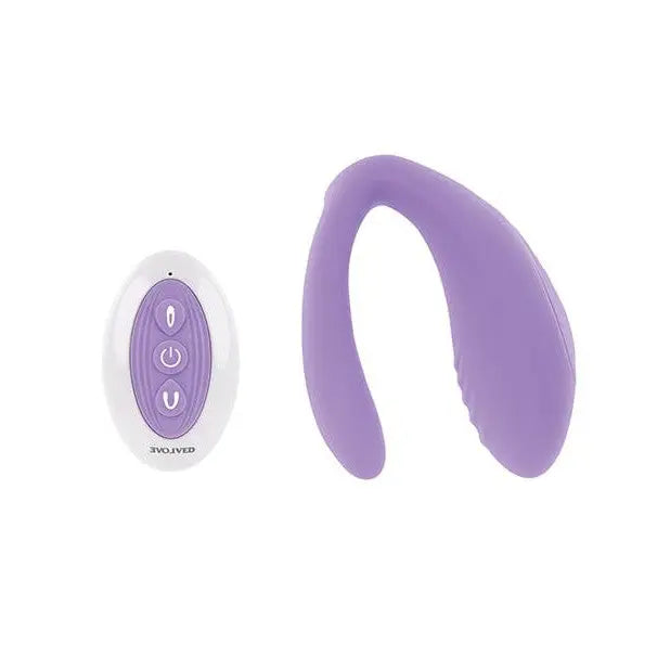 Evolved Stimulators Evolved Petite Tickler Mini Vibe W/remote - Purple at the Haus of Shag