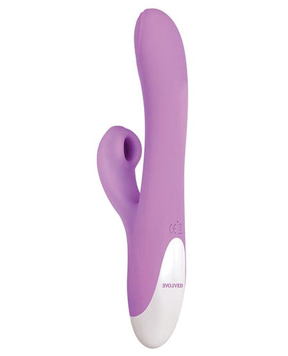 Evolved Rabbit Pink / 5" / 1.59" Evolved Super Sucker Thumping and Sucking Rabbit Vibrator at the Haus of Shag