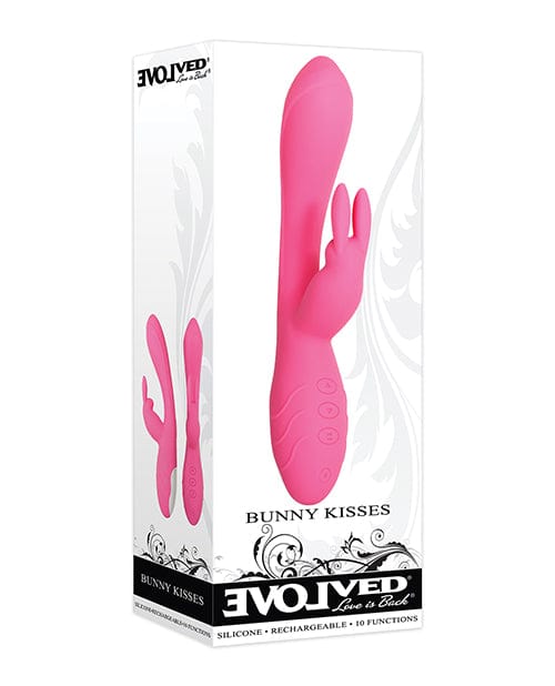 Evolved Rabbit Pink Evolved Bunny Kisses Rabbit Vibrator at the Haus of Shag