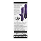 Evolved Rascally Rabbit - Purple vibrator with multiple functions and a 5-year warranty