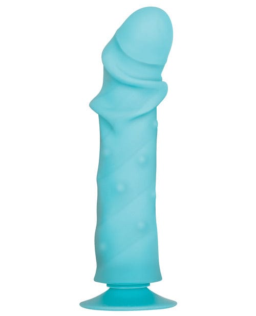 Evolved Realistic Dildo Blue Evolved Love Large Dual Feel 9.5" Dildo with Suction Cup Base at the Haus of Shag
