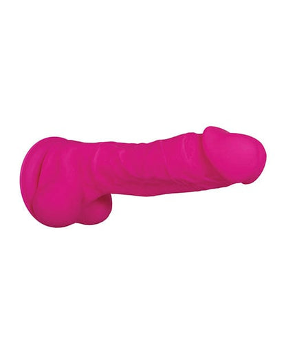 Evolved Realistic Dildo Pink / 6.5" / 3.05" Evolved The Dahlia 9" Flexible Dildo with Suction Cup Base at the Haus of Shag