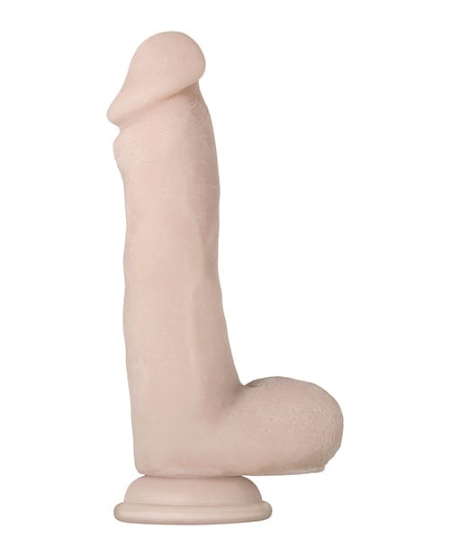 Evolved Realistic Dildo Vanilla Evolved Real Supple Poseable 7.75" TPE Rubber Dildo with Suction Cup Base at the Haus of Shag