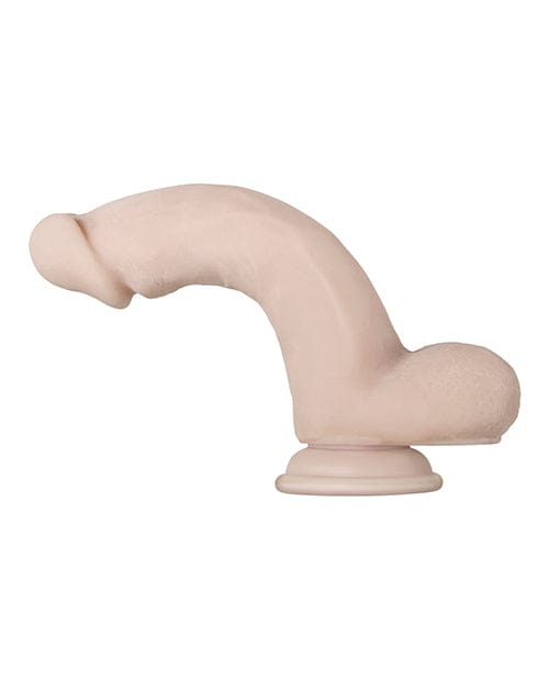 Evolved Realistic Dildo Vanilla Evolved Real Supple Poseable 7.75" TPE Rubber Dildo with Suction Cup Base at the Haus of Shag