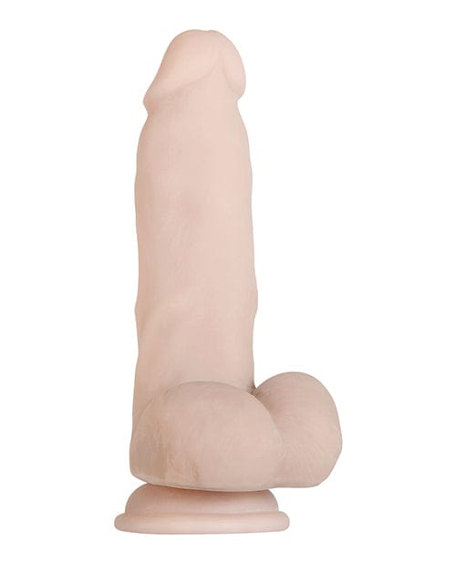 Evolved Realistic Dildo Vanilla Evolved Real Supple Poseable 7" TPE Rubber Dildo with Suction Cup Base at the Haus of Shag