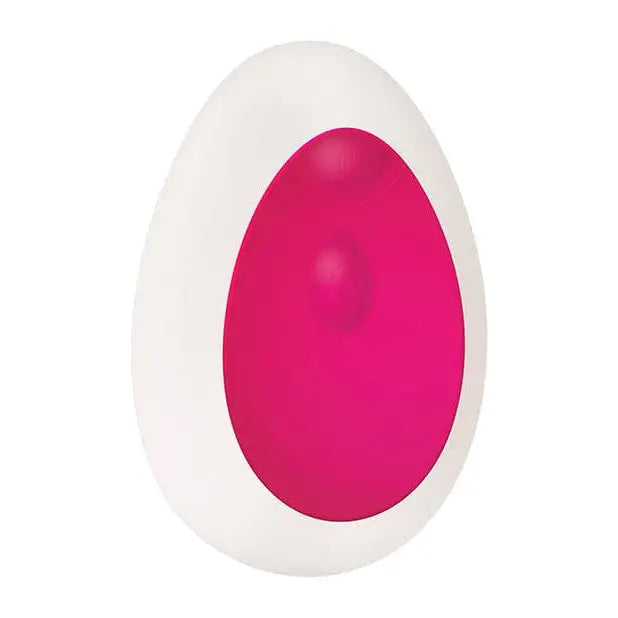 Evolved Remote Control Egg: Pink with White Shell for Enhanced Pleasure and Control