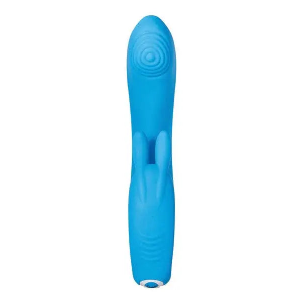 Evolved Sea Breeze Bunny Flexible Rabbit Vibrator in blue, showcasing its versatility