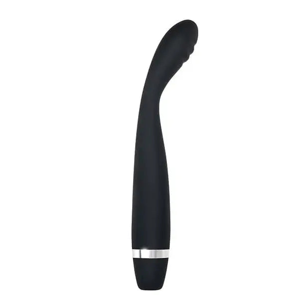 Evolved Skinny G Silicone G Spot Vibrator - black silicone vibrating device