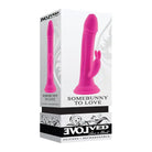 Evolved Somebunny To Love Vibrating Rabbit - Pink silicone adult toy with rabbit attachment