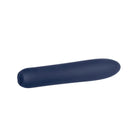 Evolved Straight Forward Vibrator - Blue: Navy blue cylindrical personal massager