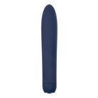 Evolved Straight Forward Vibrator - Navy Blue, Smooth Elongated Personal Massager