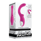 Evolved Strike A Pose Rechargeable Posable Tapping Suction Silicone Vibrator Pink - Fantasy Vibrator