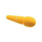 Evolved Sunshine Flexible Wand Vibrator - Yellow silicone sex toy with rounded tip