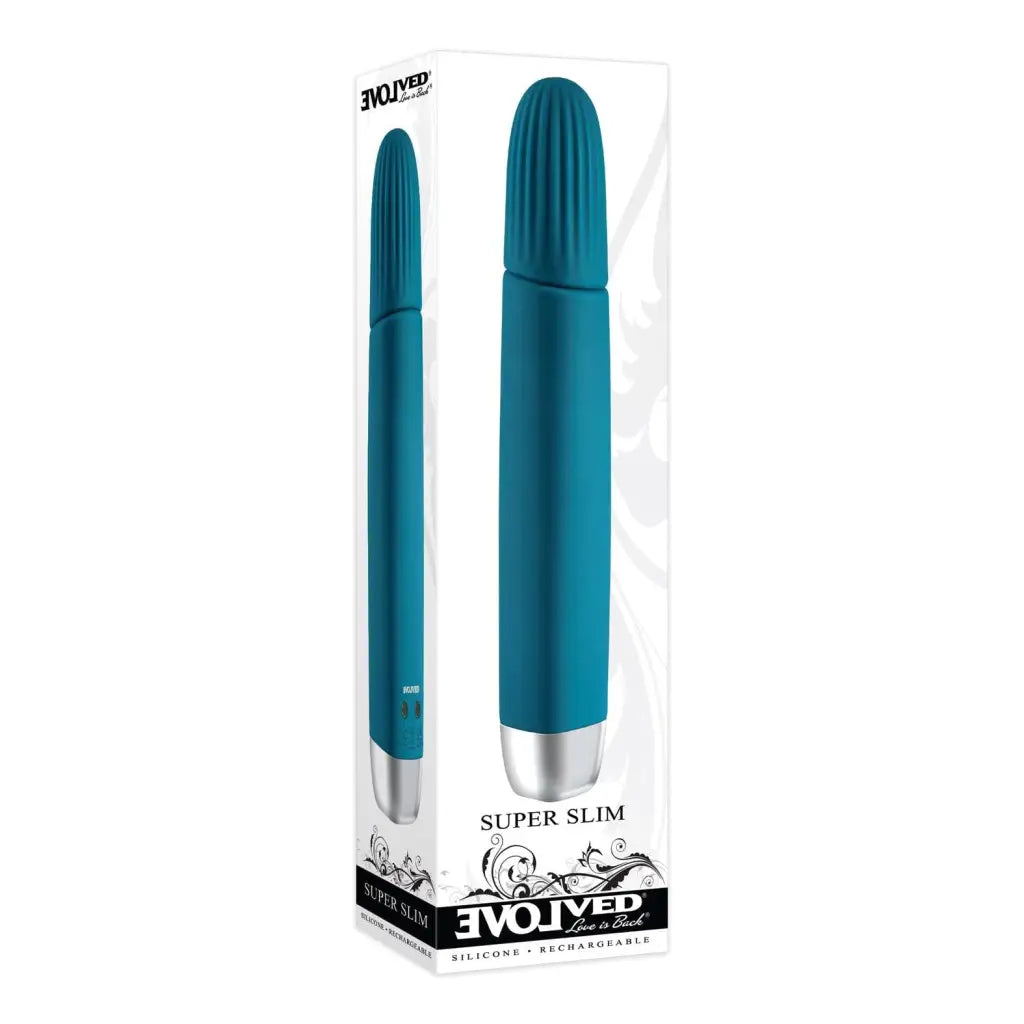 Evolved Wand Evolved Super Slim Wand - Teal at the Haus of Shag