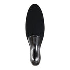 Evolved Teardrop Pocket Size Stimulator - sleek black shoe on a pristine white background