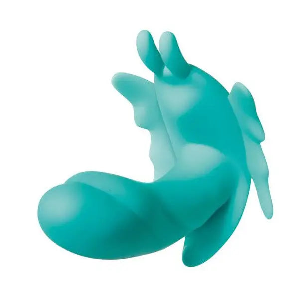 Blue whale toy with mouth open displayed in Evolved The Butterfly Effect Hands Free Rabbit