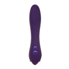 Evolved Thorny Rose dual-end vibrator with purple vibrating device and black handle