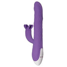 Purple Evolved Tilt O Whirl Rabbit Vibrator with Spinning Clitoral Stimulator