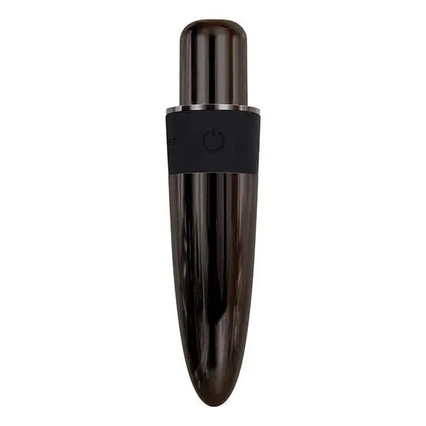 Evolved Tiny Treasures black bottle with strap from the 5 Piece Lipstick Vibrator Kit