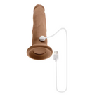 Evolved ’Twirl Jam’ Rechargeable Remote-Controlled Vibrating Twirling 9 in. Silicone Vibrator - Realistic Vibrator