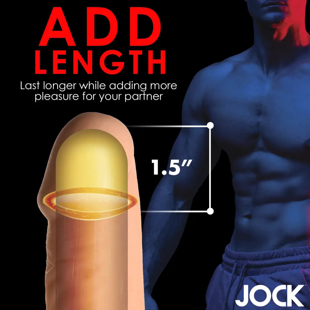 Extra Long 1.5 Inch Penis Extension - Cock Extender