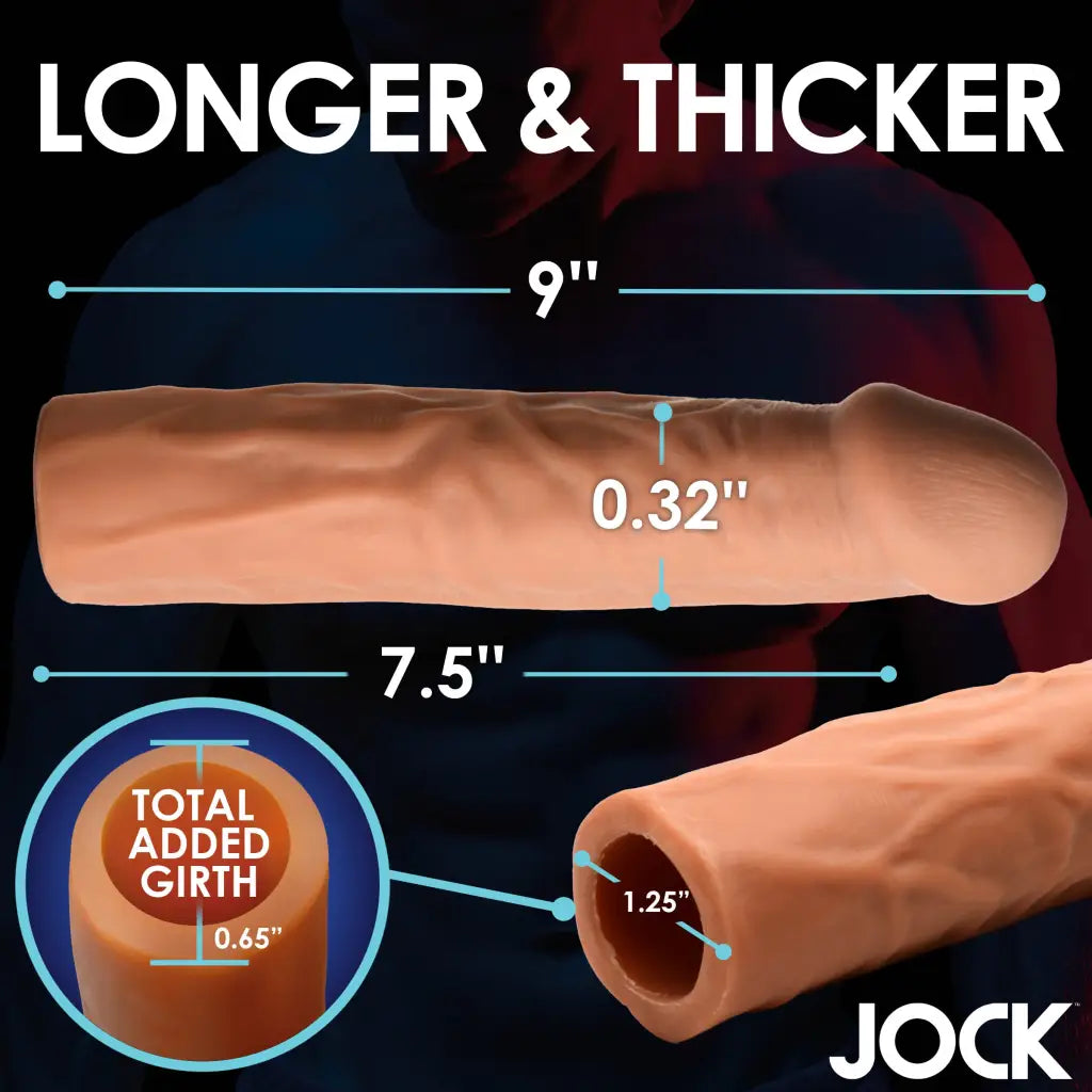 Extra Long 1.5 Inch Penis Extension - Cock Extender